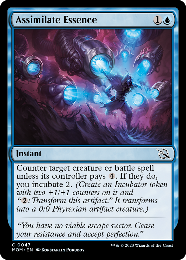 Assimilate Essence [March of the Machine] | Jomio and Rueliete's Cards and Comics