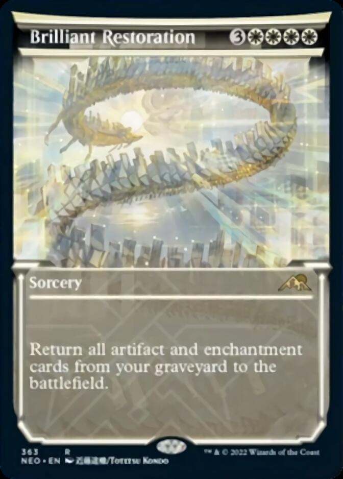 Brilliant Restoration (Showcase Soft Glow) [Kamigawa: Neon Dynasty] | Jomio and Rueliete's Cards and Comics