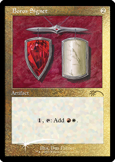 Boros Signet (Retro) (Foil Etched) [Secret Lair Drop Series] | Jomio and Rueliete's Cards and Comics