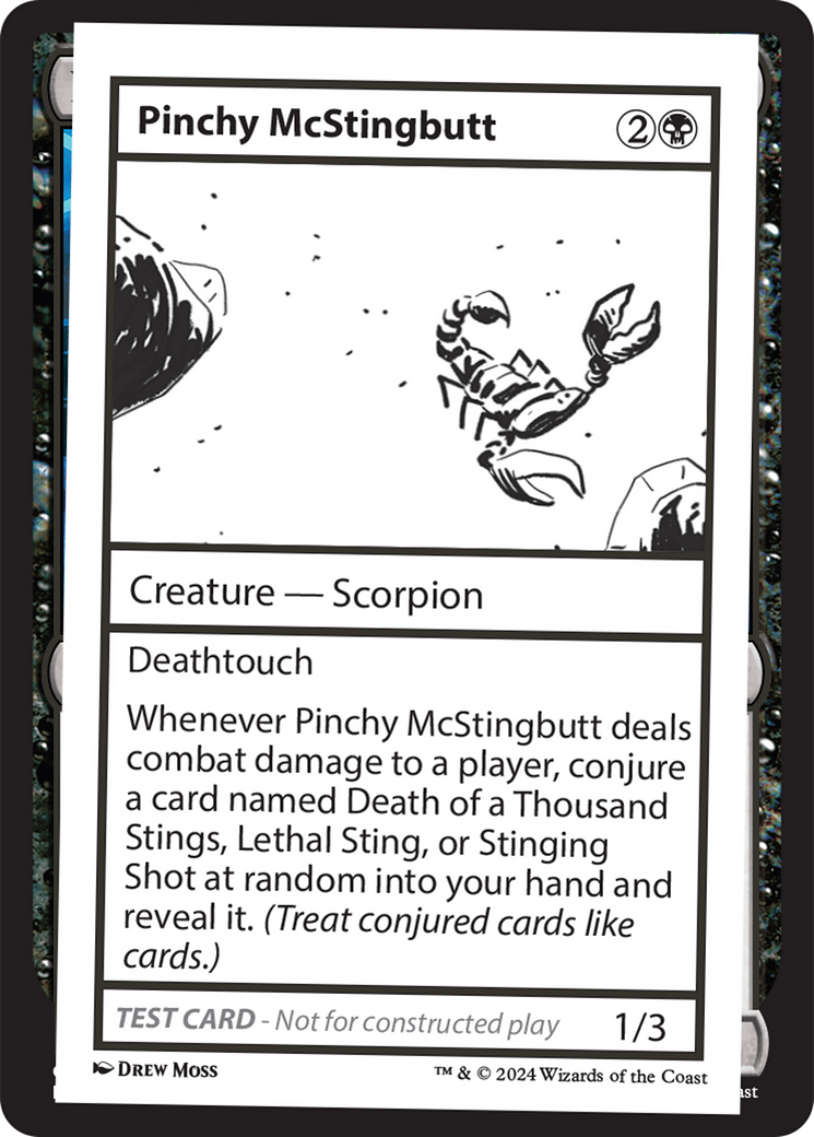 Pinchy McStingbutt [Mystery Booster 2 Playtest Cards] | Jomio and Rueliete's Cards and Comics