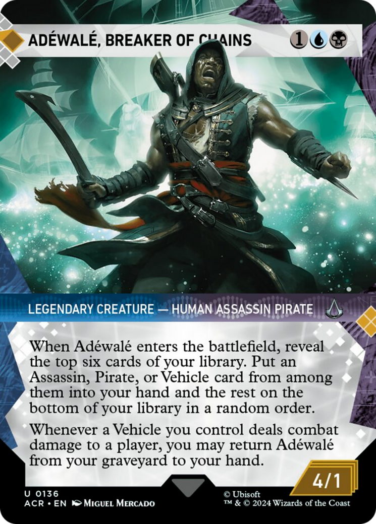 Adewale, Breaker of Chains (Showcase) [Assassin's Creed] | Jomio and Rueliete's Cards and Comics