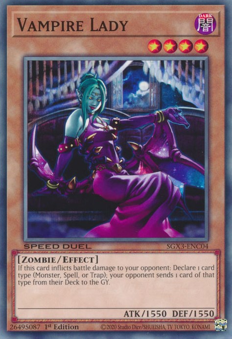 Vampire Lady [SGX3-ENC04] Common | Jomio and Rueliete's Cards and Comics