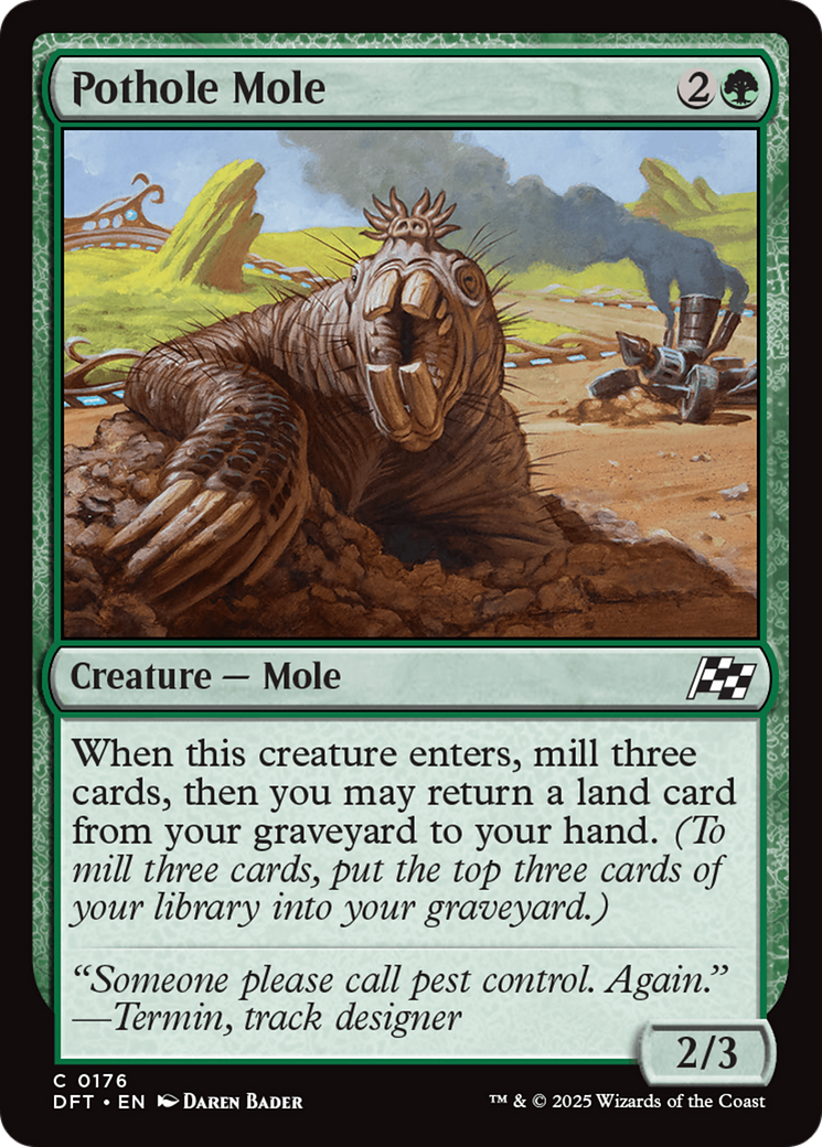 Pothole Mole [Aetherdrift] | Jomio and Rueliete's Cards and Comics