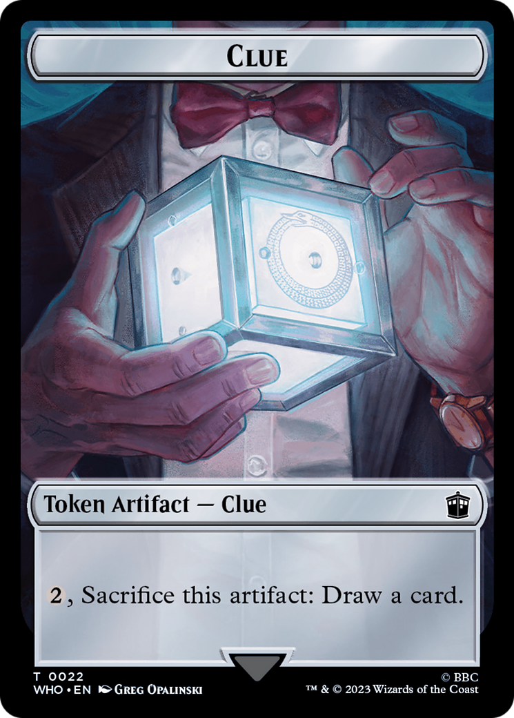Horse // Clue (0022) Double-Sided Token [Doctor Who Tokens] | Jomio and Rueliete's Cards and Comics