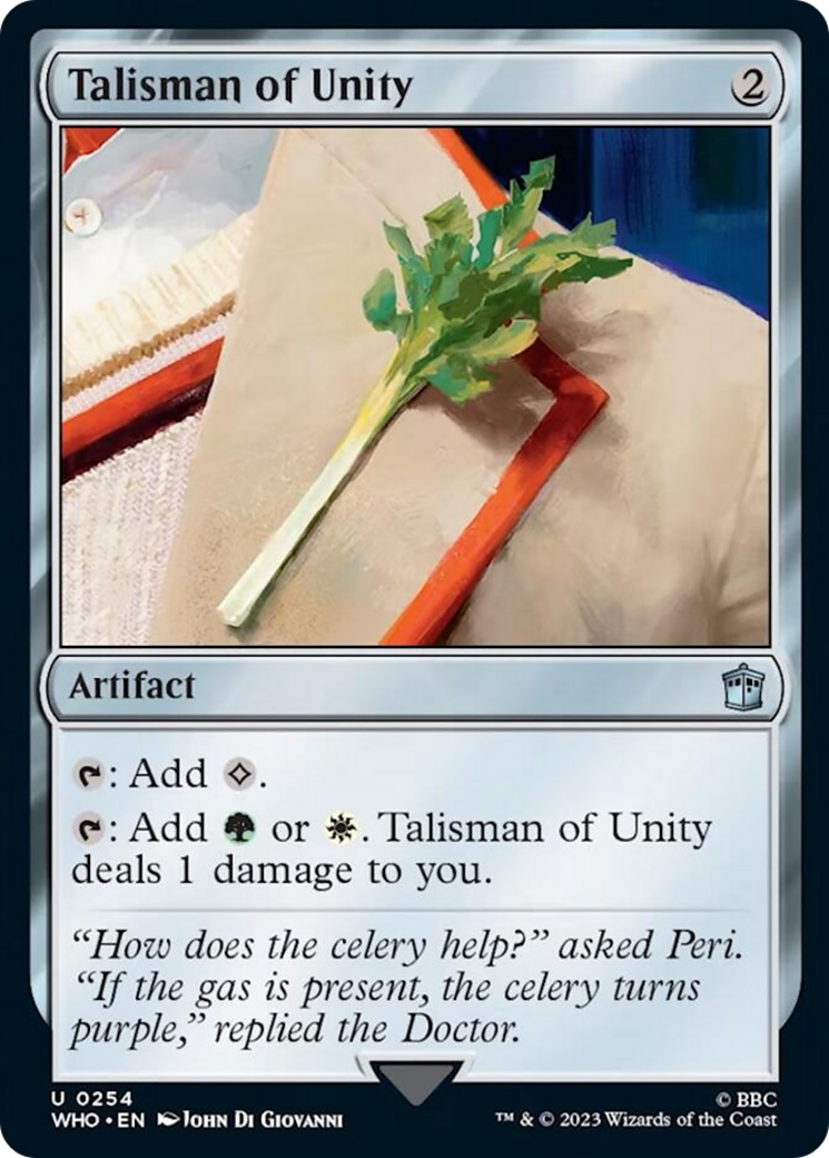 Talisman of Unity [Doctor Who] | Jomio and Rueliete's Cards and Comics