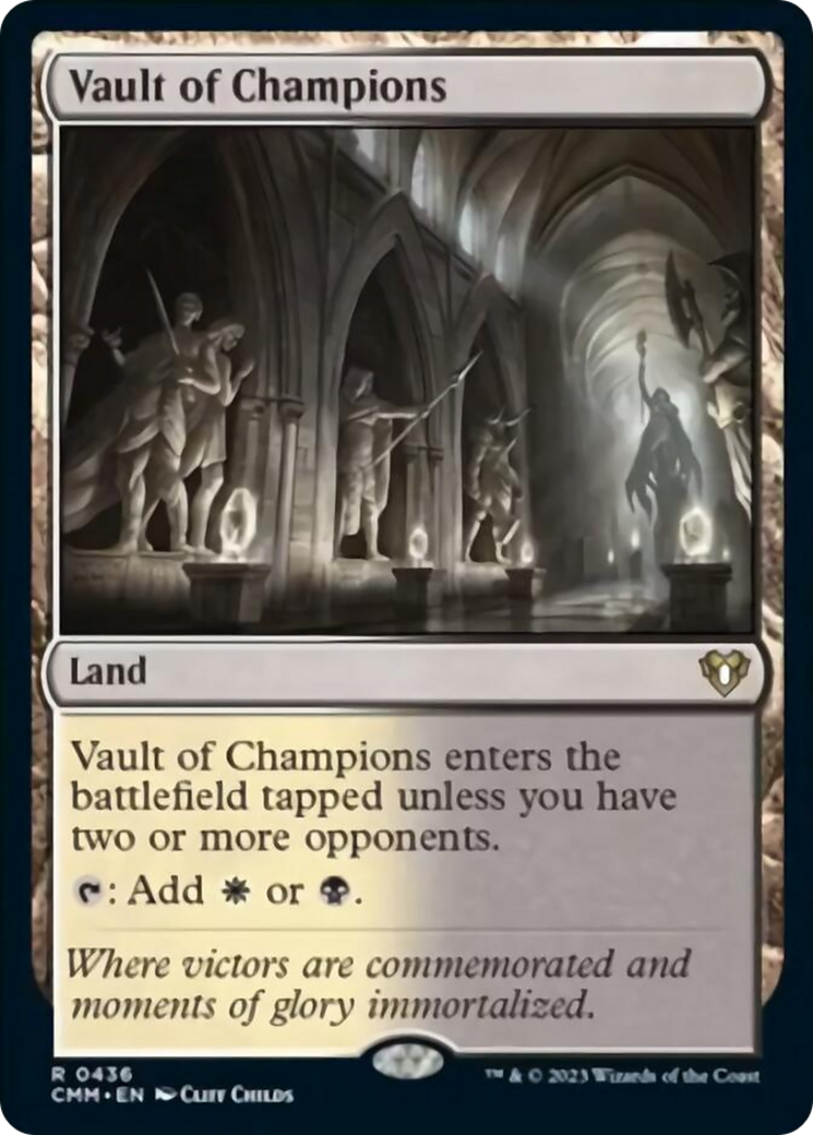 Vault of Champions [Commander Masters] | Jomio and Rueliete's Cards and Comics