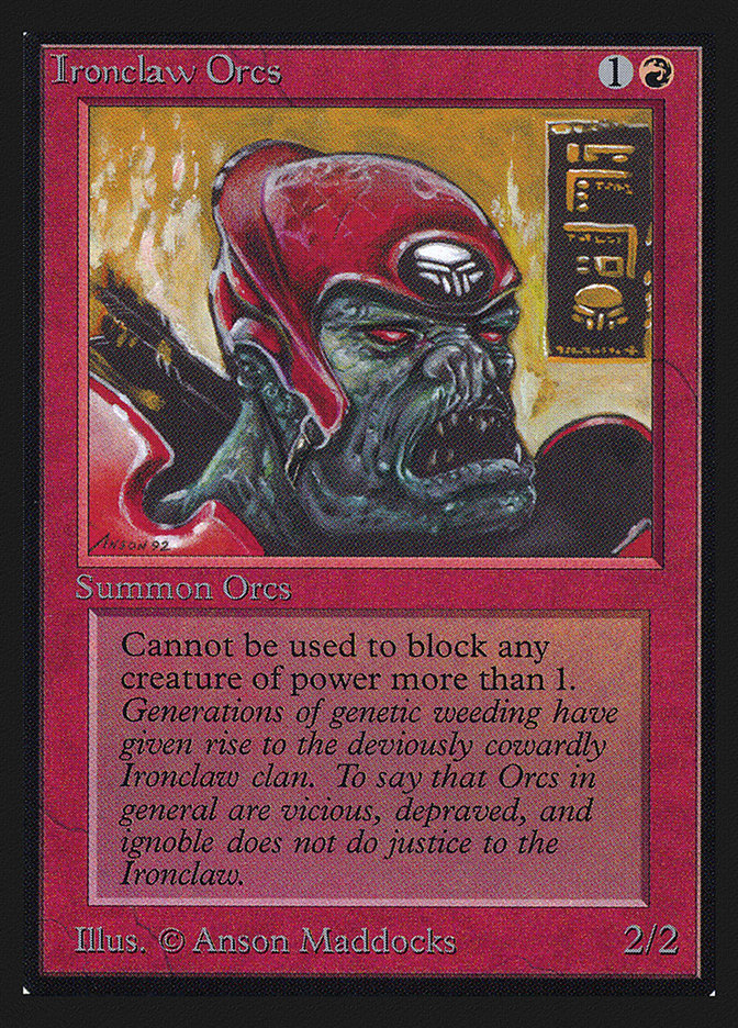 Ironclaw Orcs [International Collectors' Edition] | Jomio and Rueliete's Cards and Comics