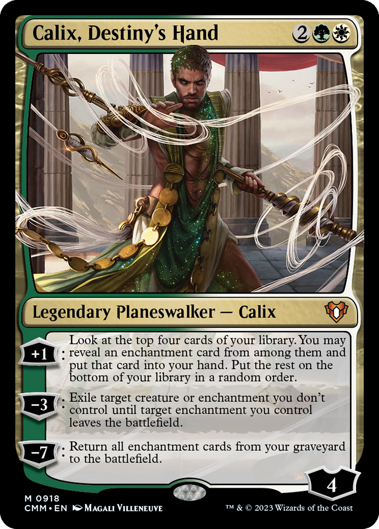 Calix, Destiny's Hand [Commander Masters] | Jomio and Rueliete's Cards and Comics