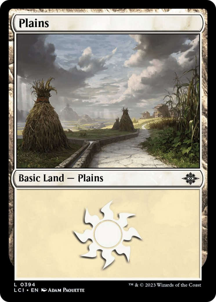 Plains (0394) [The Lost Caverns of Ixalan] | Jomio and Rueliete's Cards and Comics