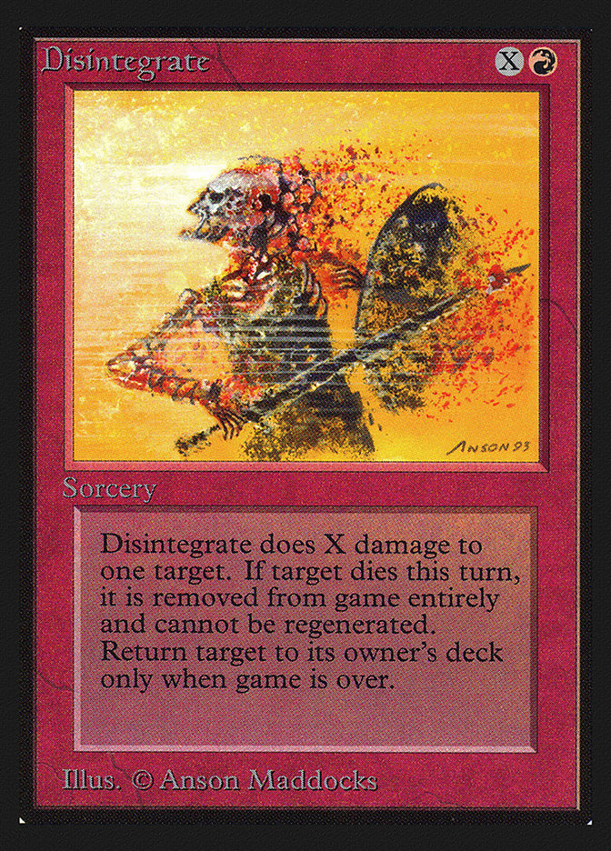 Disintegrate [Collectors' Edition] | Jomio and Rueliete's Cards and Comics