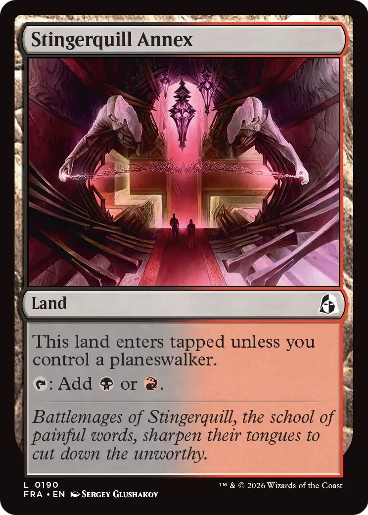 Stingerquill Annex [Reality Fracture] | Jomio and Rueliete's Cards and Comics