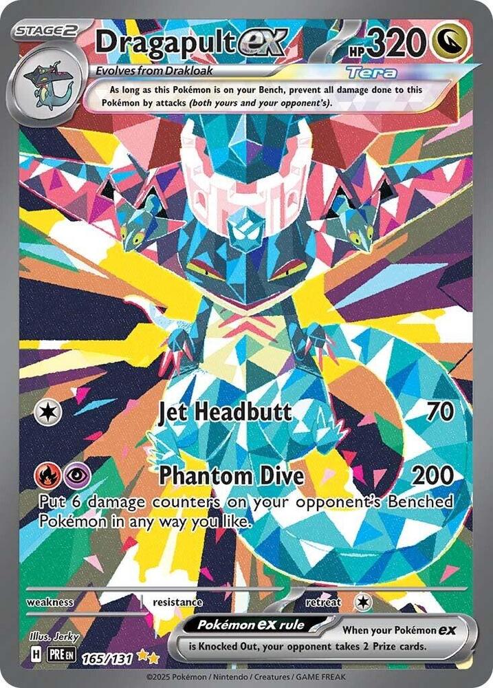 Dragapult ex (165/131) [Scarlet & Violet: Prismatic Evolutions] | Jomio and Rueliete's Cards and Comics