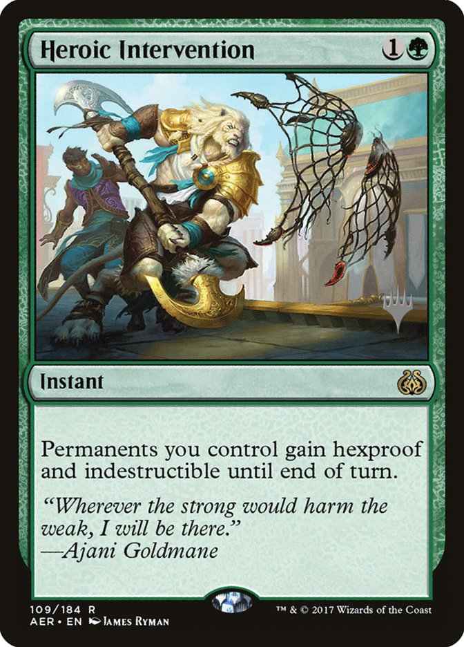 Heroic Intervention (Promo Pack) [Aether Revolt Promos] | Jomio and Rueliete's Cards and Comics