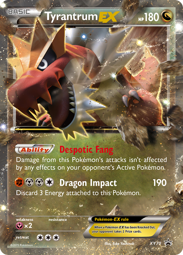 Tyrantrum EX (XY70) [XY: Black Star Promos] | Jomio and Rueliete's Cards and Comics