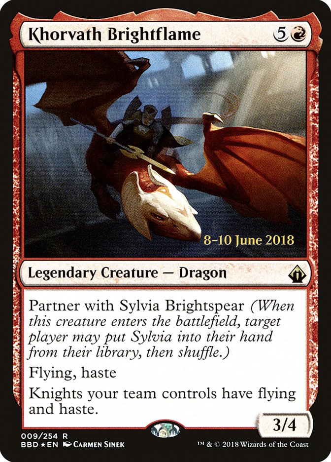 Khorvath Brightflame [Battlebond Prerelease Promos] | Jomio and Rueliete's Cards and Comics