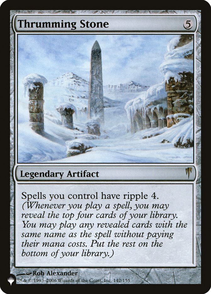 Thrumming Stone [The List] | Jomio and Rueliete's Cards and Comics