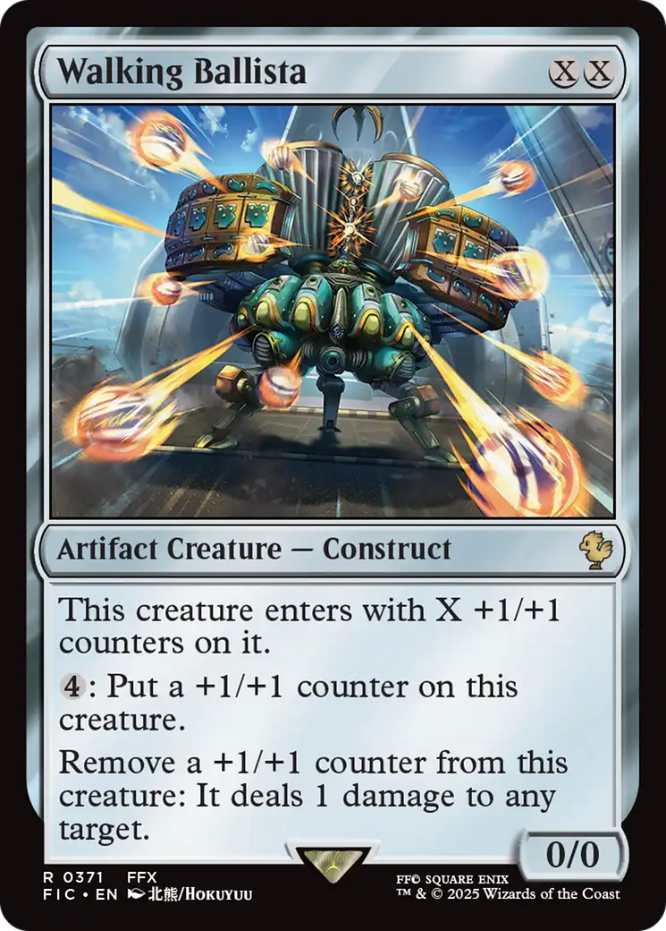 Walking Ballista [FINAL FANTASY Commander] | Jomio and Rueliete's Cards and Comics