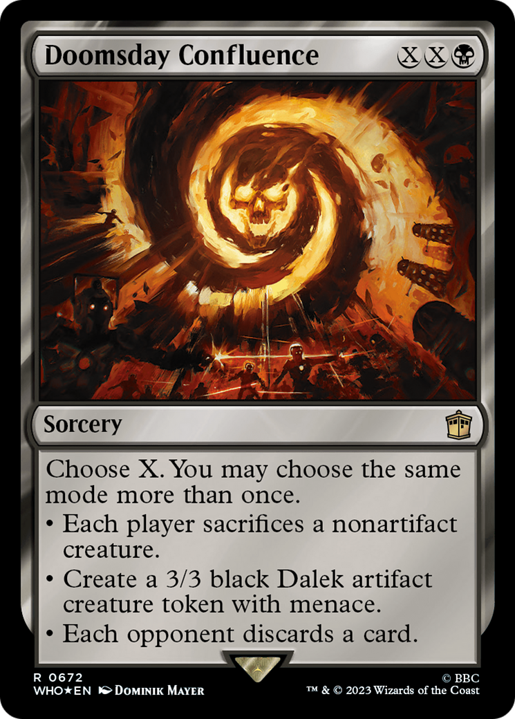 Doomsday Confluence (Surge Foil) [Doctor Who] | Jomio and Rueliete's Cards and Comics