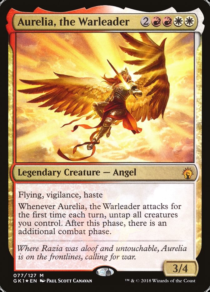 Aurelia, the Warleader [Guilds of Ravnica Guild Kit] | Jomio and Rueliete's Cards and Comics