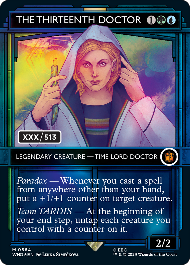 The Thirteenth Doctor (Serialized) [Doctor Who] | Jomio and Rueliete's Cards and Comics