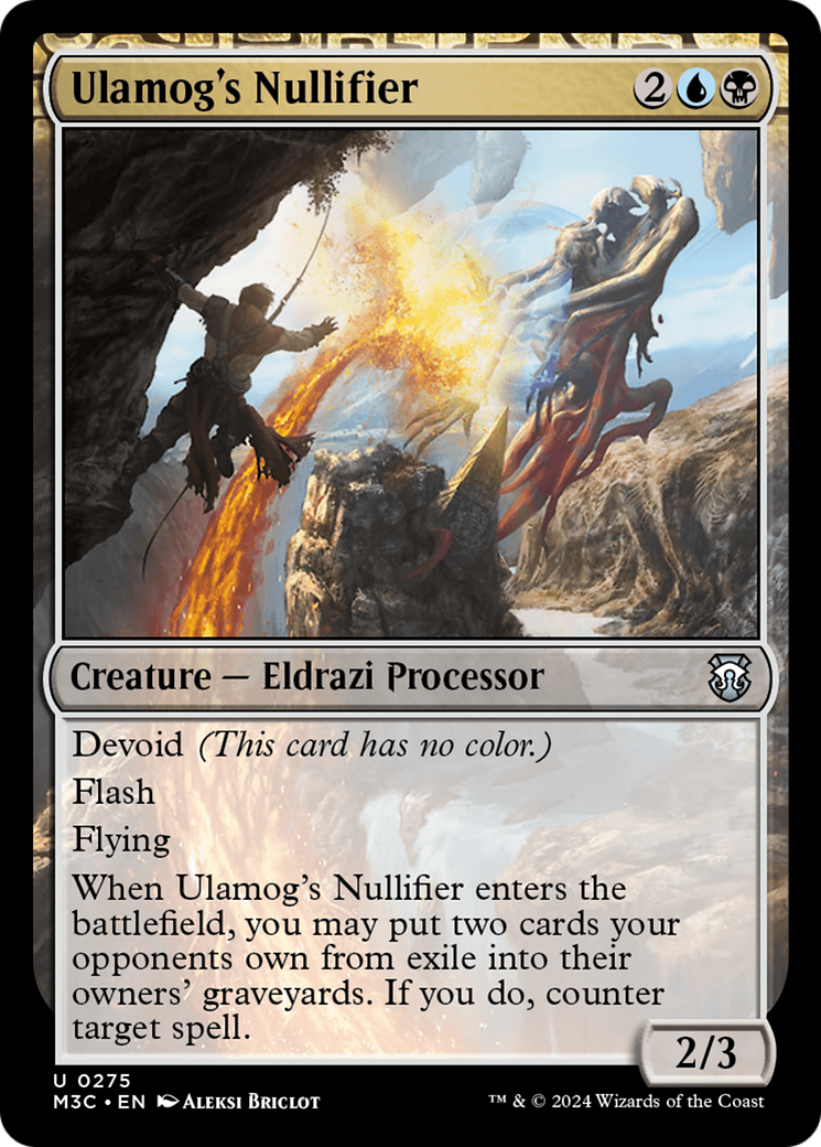 Ulamog's Nullifier (Ripple Foil) [Modern Horizons 3 Commander] | Jomio and Rueliete's Cards and Comics