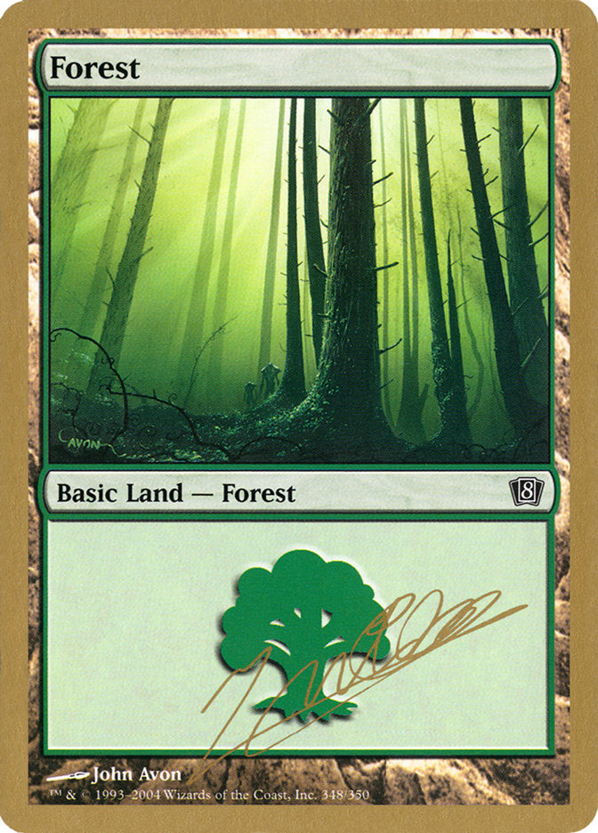 Forest (jn348) (Julien Nuijten) [World Championship Decks 2004] | Jomio and Rueliete's Cards and Comics