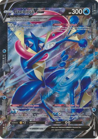 Greninja V-Union (Jumbo Card) [Sword & Shield: Black Star Promos] | Jomio and Rueliete's Cards and Comics