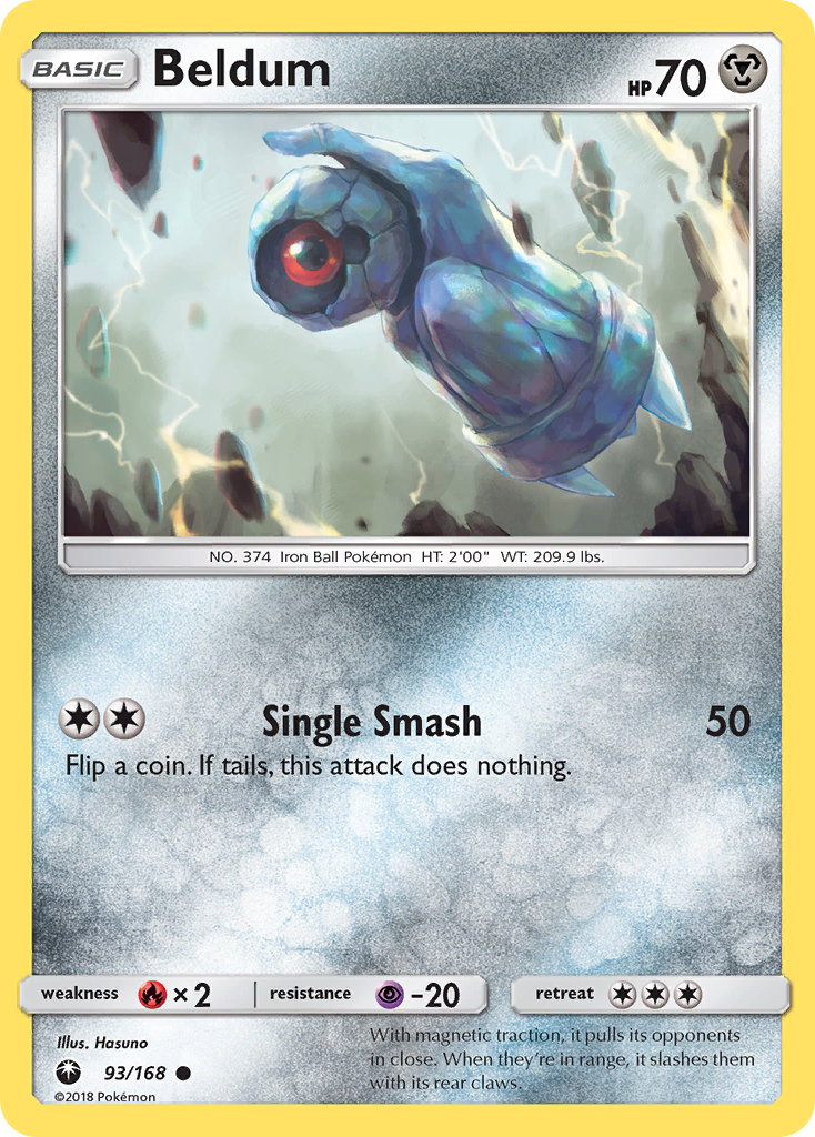 Beldum (93/168) [Sun & Moon: Celestial Storm] | Jomio and Rueliete's Cards and Comics