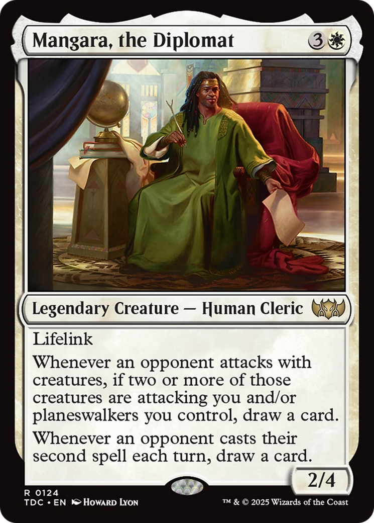 Mangara, the Diplomat [Tarkir: Dragonstorm Commander] | Jomio and Rueliete's Cards and Comics