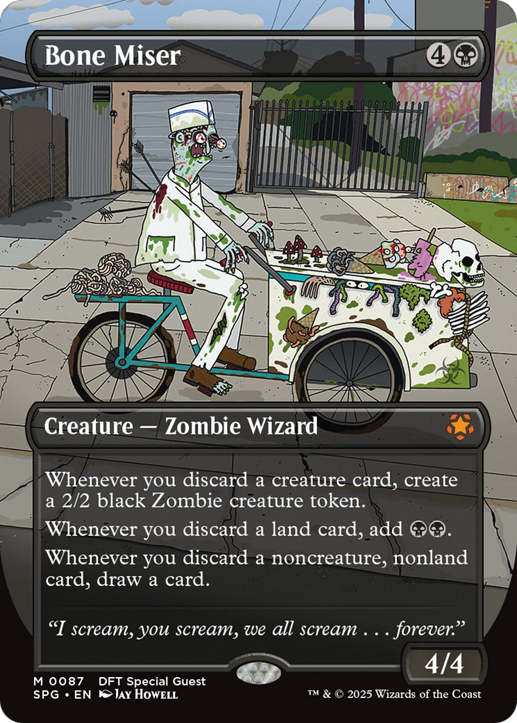 Bone Miser (Borderless) [Aetherdrift Special Guests] | Jomio and Rueliete's Cards and Comics