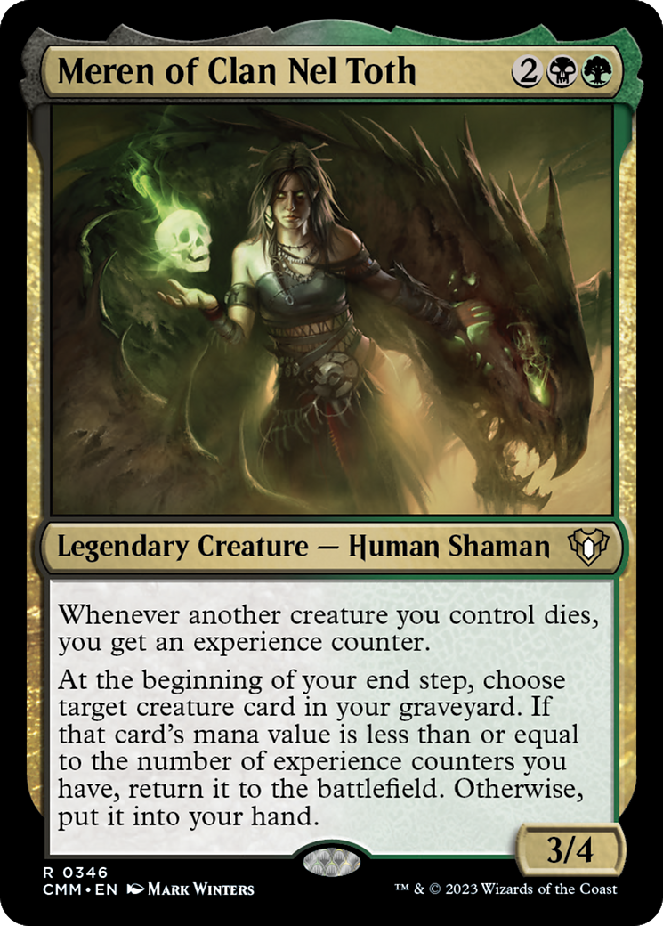 Meren of Clan Nel Toth [Commander Masters] | Jomio and Rueliete's Cards and Comics