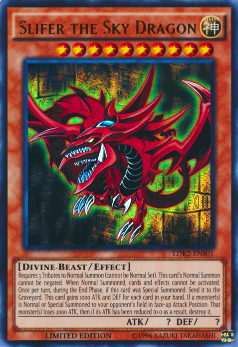 Slifer the Sky Dragon [LDK2-ENS01] Ultra Rare | Jomio and Rueliete's Cards and Comics