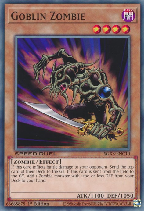 Goblin Zombie [SGX3-ENC10] Common | Jomio and Rueliete's Cards and Comics