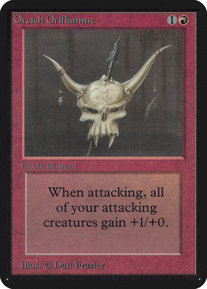 Orcish Oriflamme [Alpha Edition] | Jomio and Rueliete's Cards and Comics