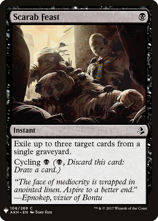 Scarab Feast [Mystery Booster] | Jomio and Rueliete's Cards and Comics