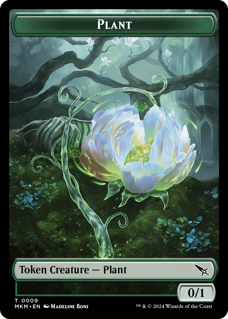 Thopter (0020) // Plant Double-Sided Token [Murders at Karlov Manor Tokens] | Jomio and Rueliete's Cards and Comics