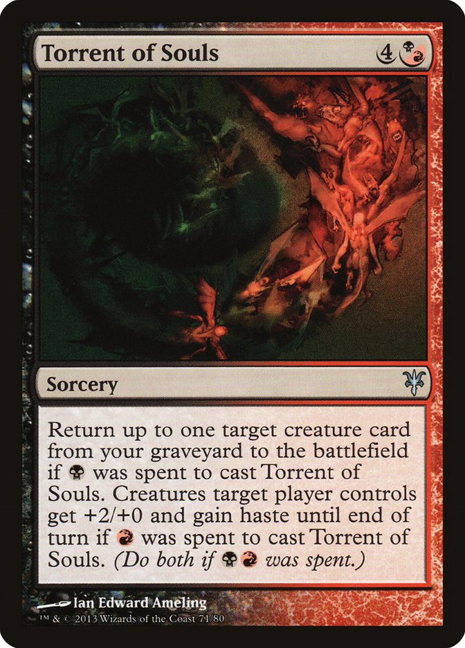Torrent of Souls [Duel Decks: Sorin vs. Tibalt] | Jomio and Rueliete's Cards and Comics
