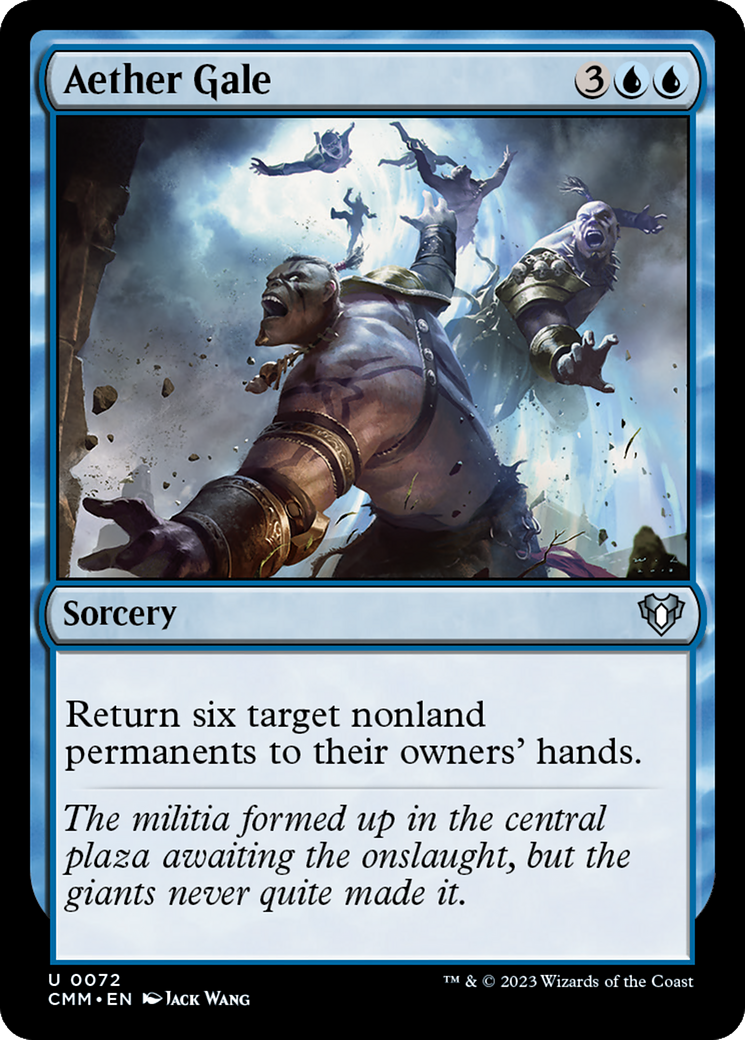 Aether Gale [Commander Masters] | Jomio and Rueliete's Cards and Comics