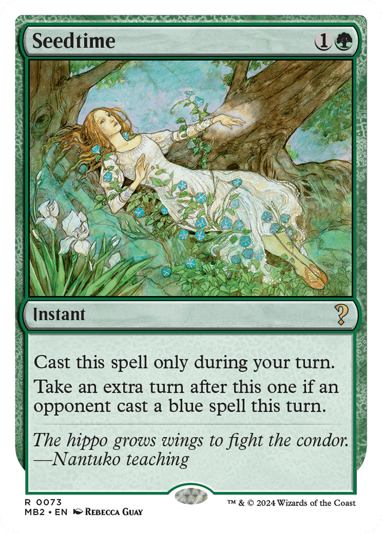Seedtime [Mystery Booster 2] | Jomio and Rueliete's Cards and Comics