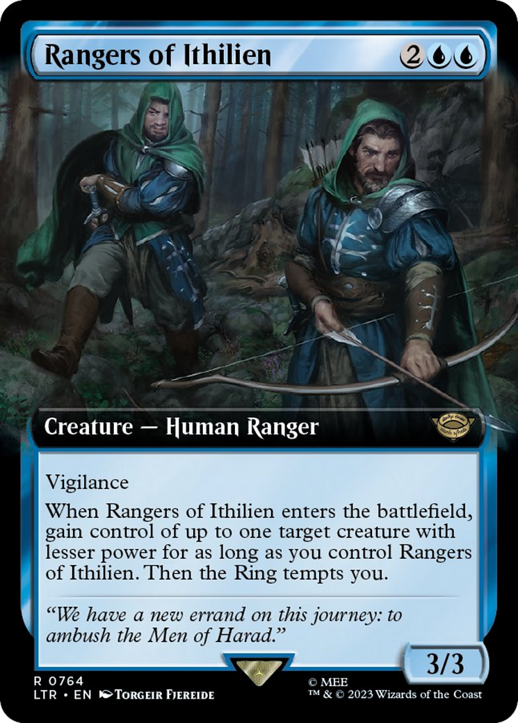 Rangers of Ithilien (Extended Art) (Surge Foil) [The Lord of the Rings: Tales of Middle-Earth] | Jomio and Rueliete's Cards and Comics