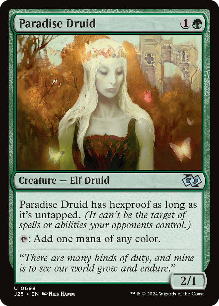 Paradise Druid [Foundations Jumpstart] | Jomio and Rueliete's Cards and Comics