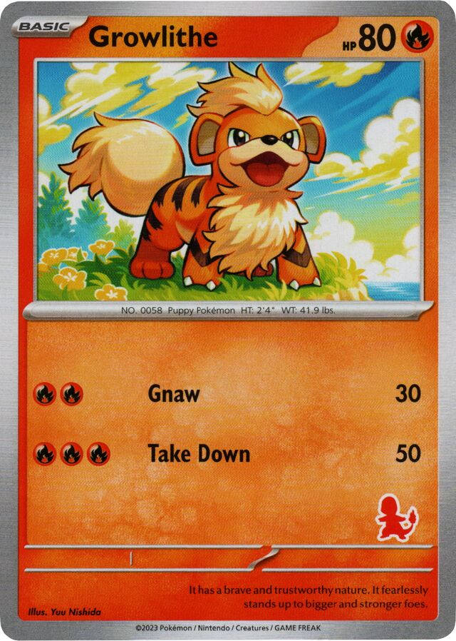 Growlithe [My First Battle] | Jomio and Rueliete's Cards and Comics