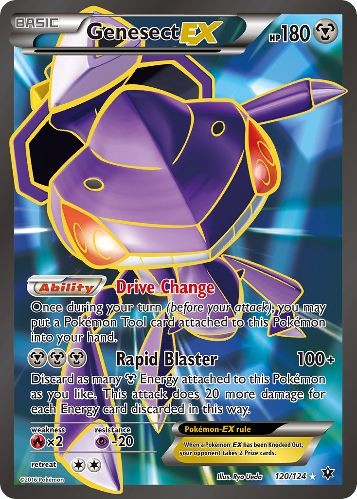Genesect EX (120/124) [XY: Fates Collide] | Jomio and Rueliete's Cards and Comics