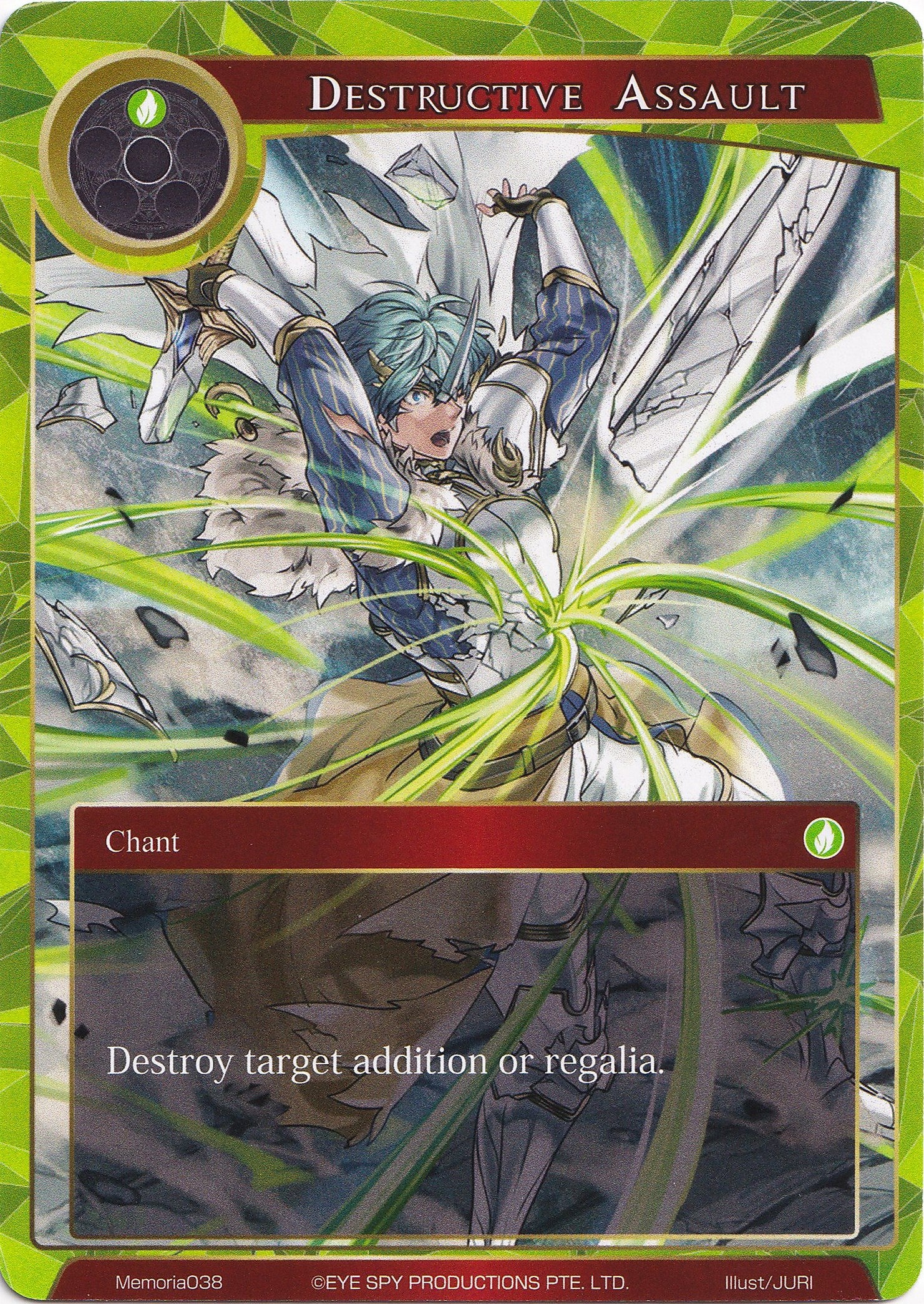 Destructive Assault (Memoria038) [Alice Origin Memoria Cards] | Jomio and Rueliete's Cards and Comics