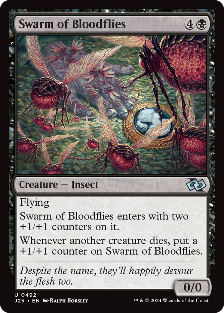 Swarm of Bloodflies [Foundations Jumpstart] | Jomio and Rueliete's Cards and Comics
