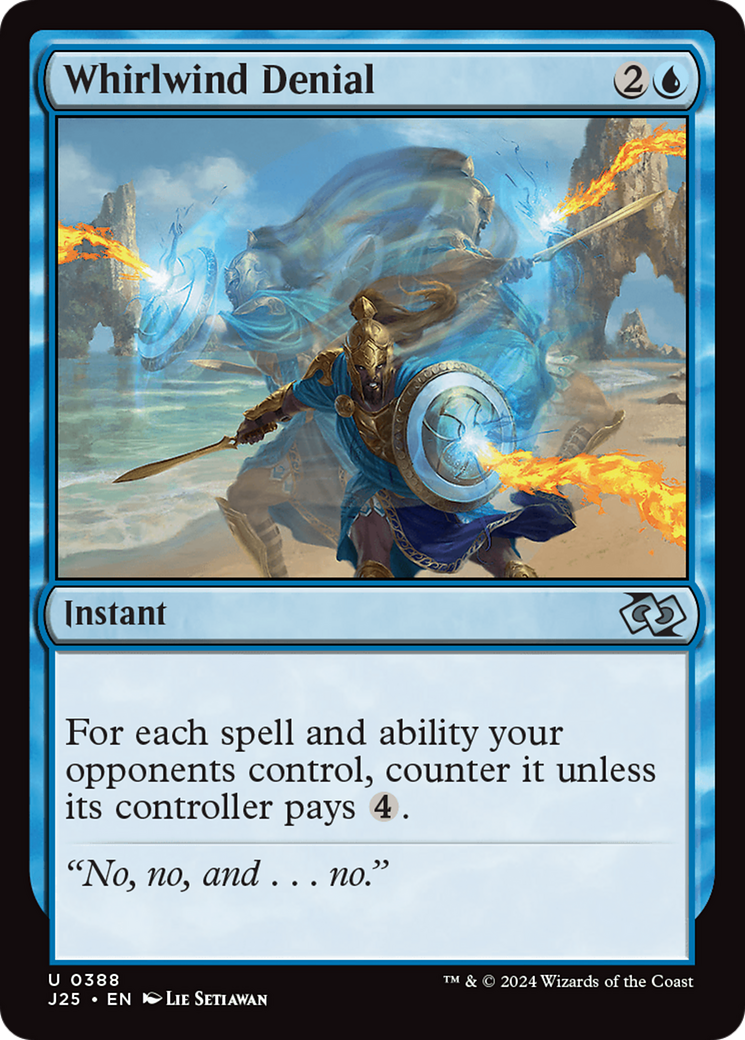 Whirlwind Denial [Foundations Jumpstart] | Jomio and Rueliete's Cards and Comics