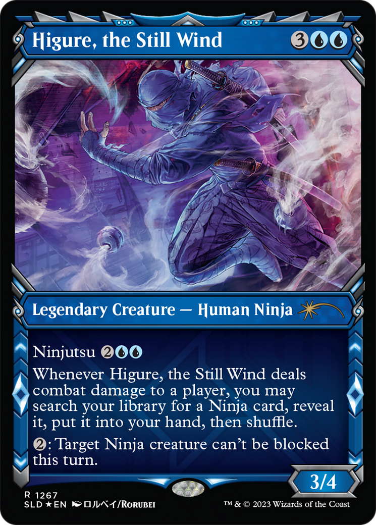 Higure, the Still Wind (Halo Foil) [Secret Lair Drop Series] | Jomio and Rueliete's Cards and Comics