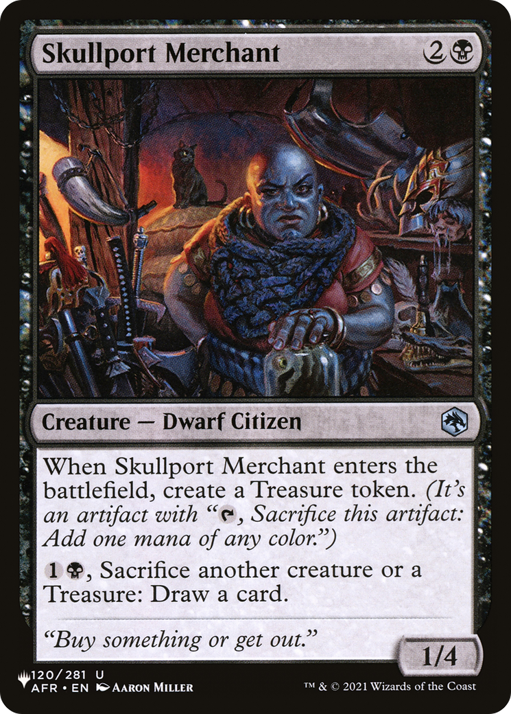 Skullport Merchant [The List] | Jomio and Rueliete's Cards and Comics