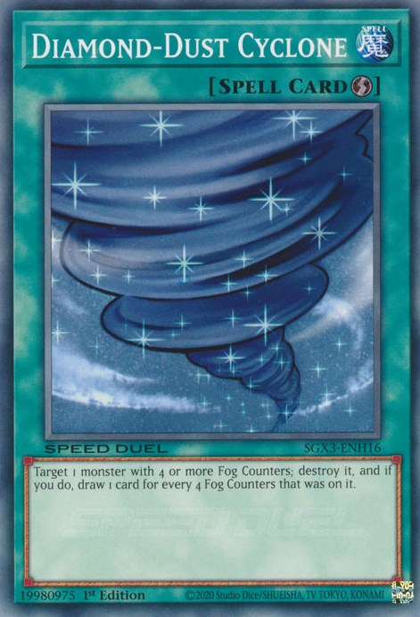 Diamond-Dust Cyclone [SGX3-ENH16] Common | Jomio and Rueliete's Cards and Comics