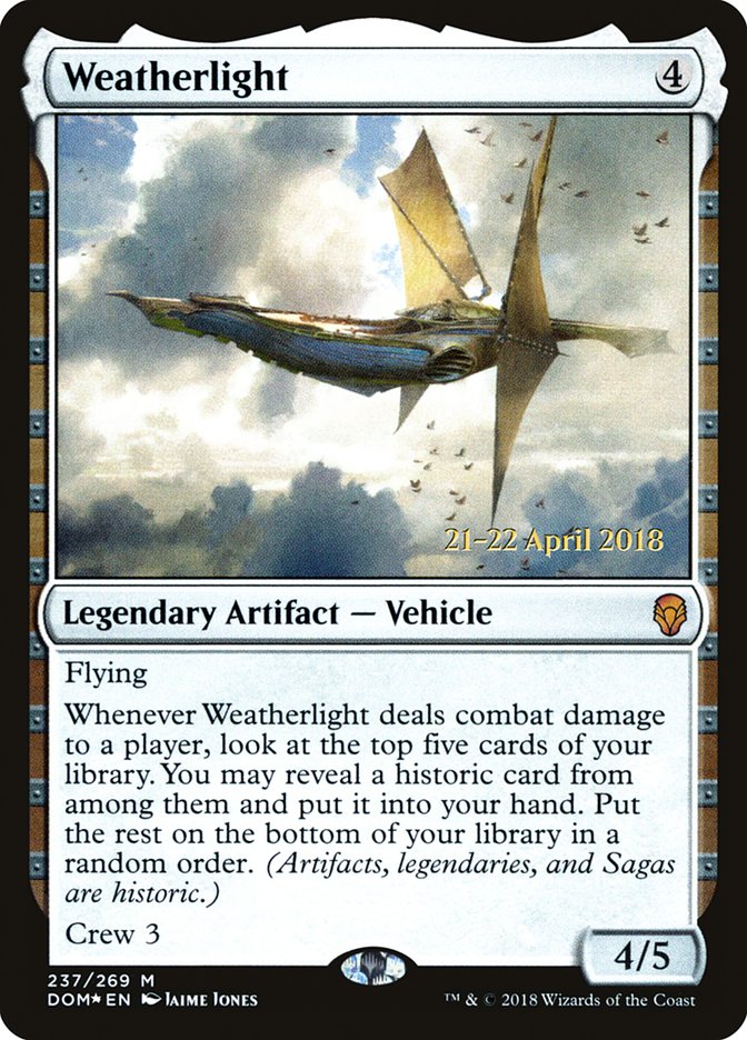 Weatherlight [Dominaria Prerelease Promos] | Jomio and Rueliete's Cards and Comics